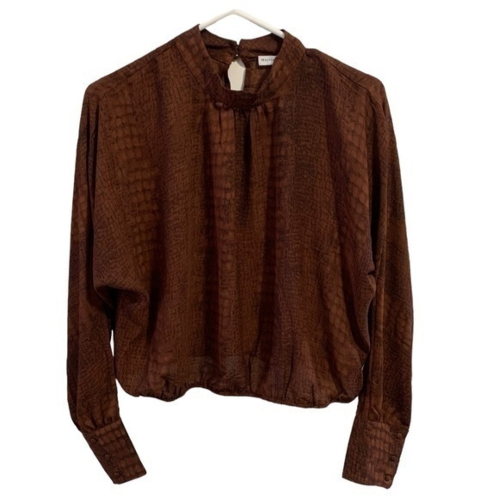 Anthropologie Maison D’ Amelie Keyhole Blouse Size Medium